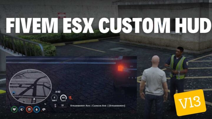 fivem esx custom hud